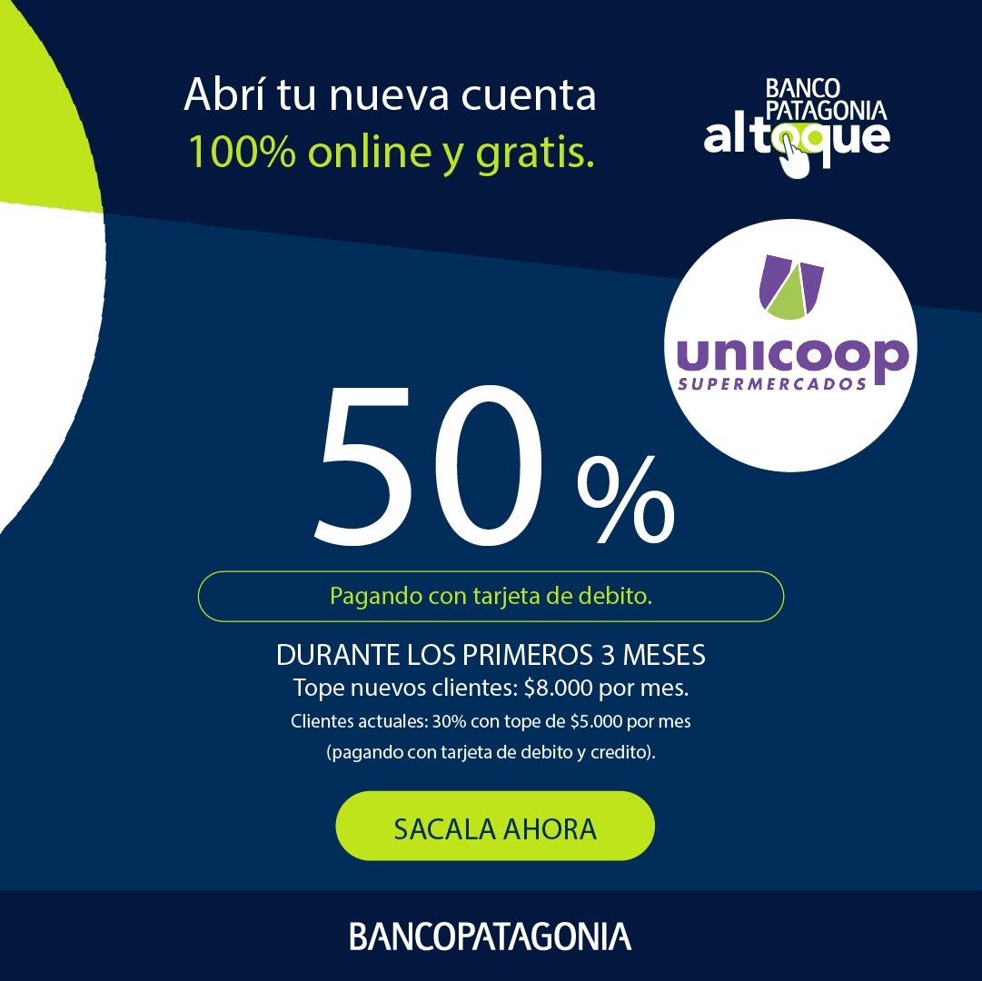 Banco Patagonia 50%