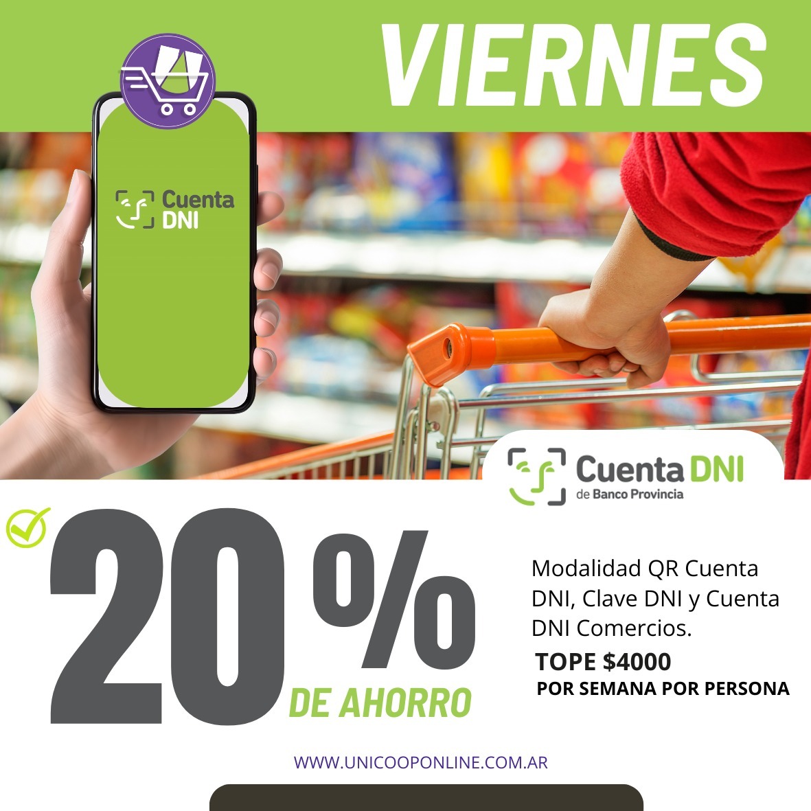 Descuentos Cuenta DNI