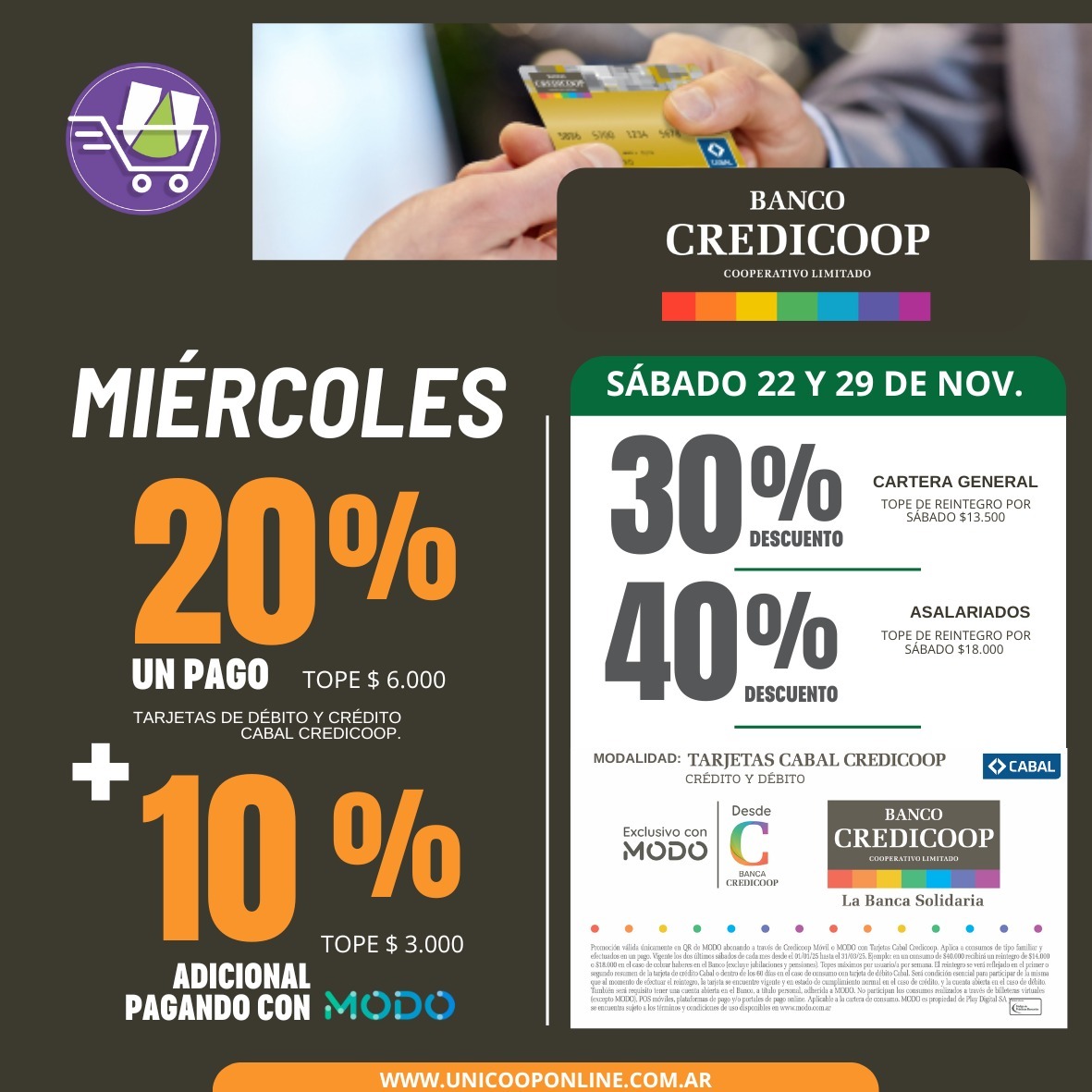 Beneficios Banco Credicoop
