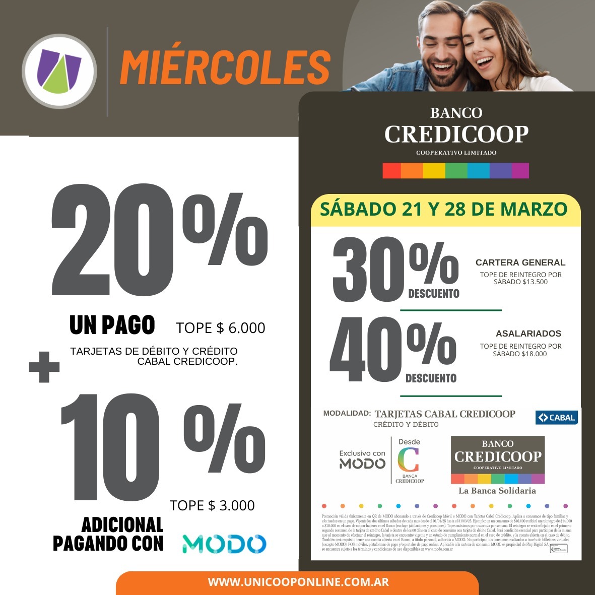 Beneficios Banco Credicoop